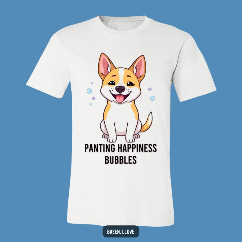 Funny Bubbles Basenji T-Shirt: Wearable Happiness for a Perfect Gift